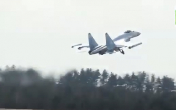 Սու-35-ի մարտական կիրառումը Ուկրաինայում. ՌԴ ՊՆ-ն տեսանյութ է հրապարակել